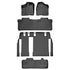 SMARTLINER Custom Fit Floor Liners For 2013-2020 Toyota Sienna (8 Passenger Model)