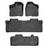 SMARTLINER Custom Fit Floor Liners For 2013-2020 Toyota Sienna (8 Passenger Model)