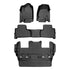Smart Trim™ Custom Fit Floor Liners For 2015-2020 Chevrolet Tahoe / GMC Yukon With 2nd Row Bucket Seats