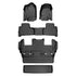 Smart Trim™ Custom Fit Floor Liners For 2015-2020 Chevrolet Tahoe / GMC Yukon With 2nd Row Bucket Seats