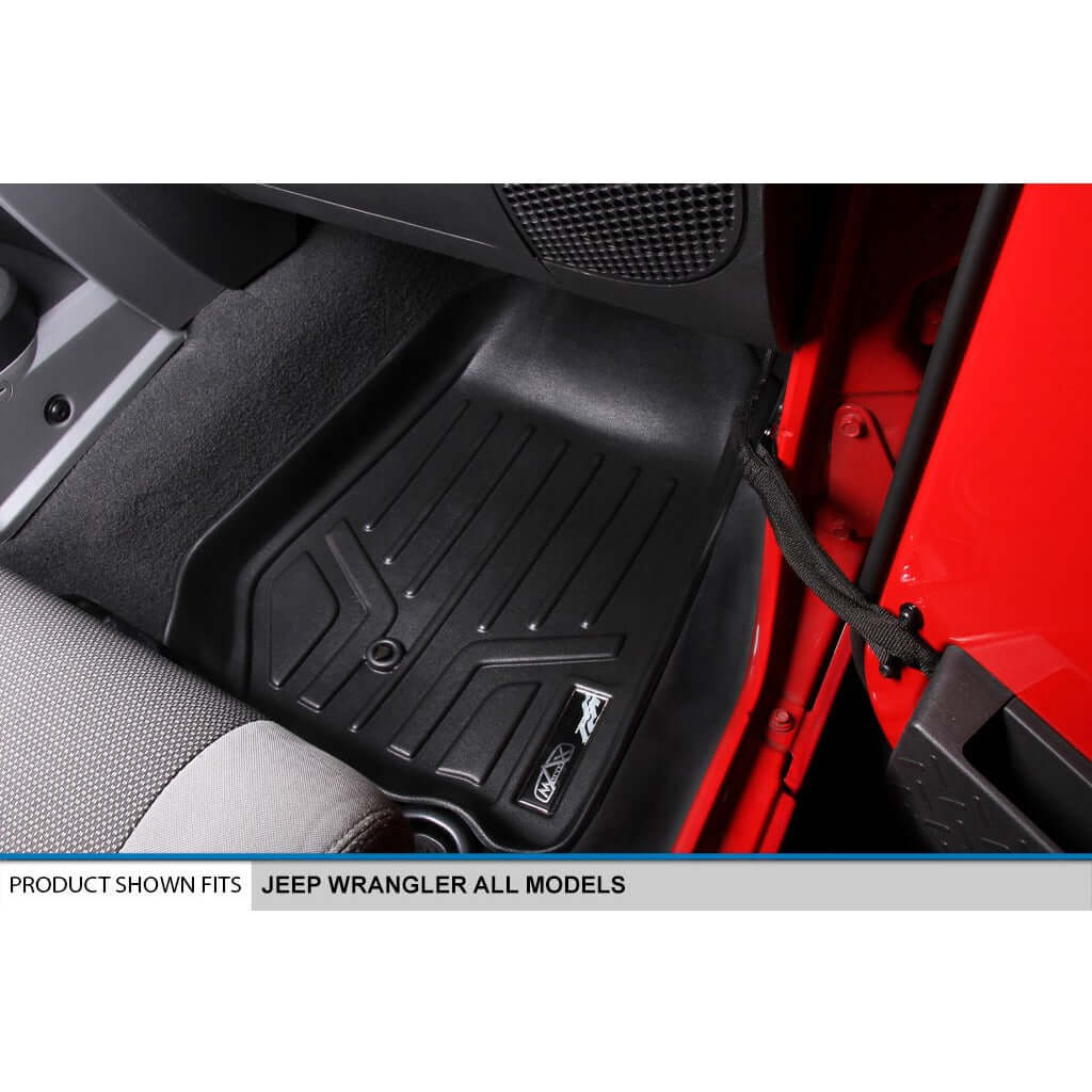 SMARTLINER Custom Fit Floor Liners For 2007-2013 Jeep Wrangler