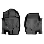 SmartCoverage™ Custom Fit Floor Liners For 2015-2025 Ford F-150 SuperCrew Cab with 1st Row Bucket Seats