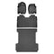 SmartCoverage™ Custom Fit Floor Liners For 2015-2025 Ford F-150 SuperCrew Cab with 1st Row Bench Seat (No OTH and no 2nd Row Underseat Storage) Vinyl Flooring