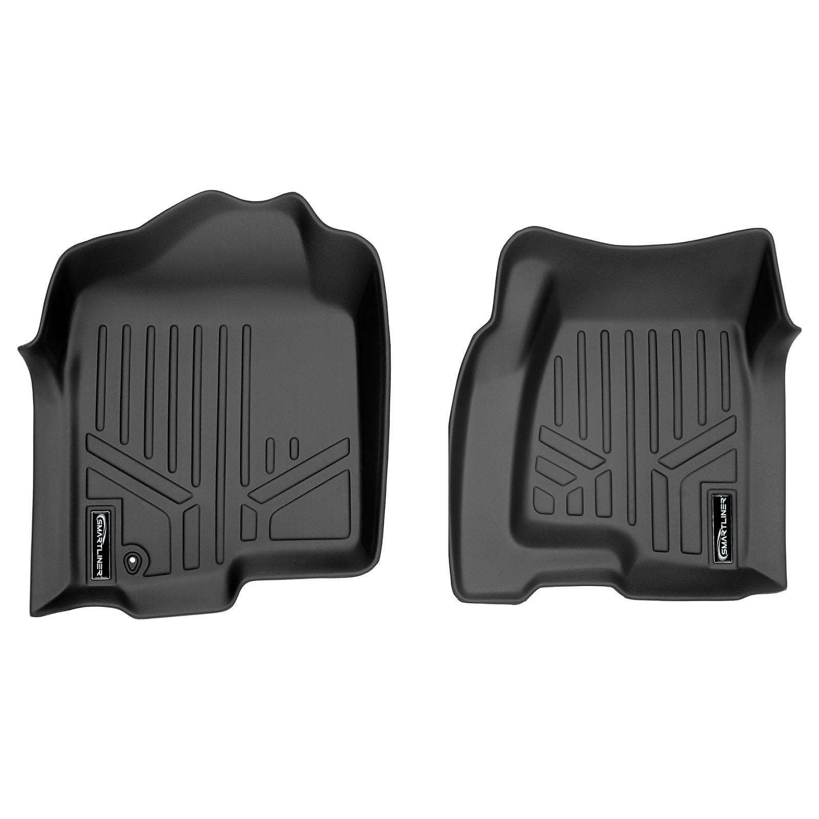 SMARTLINER Custom Fit Floor Liners For 1999-2007 Silverado Crew Cab/Sierra 1500/2500/3500 / 2000-2006 Tahoe/Yukon/Suburban/Yukon XL