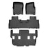 SMARTLINER Custom Fit Floor Liners For 2011 - 2017 Ford Expedition/Lincoln Navigator with 2nd Row Bucket Seats (No Console)