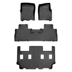 SMARTLINER Custom Fit Floor Liners For 2011 - 2017 Ford Expedition EL/Lincoln Navigator with 2nd Row Bucket Seats (without Console)
