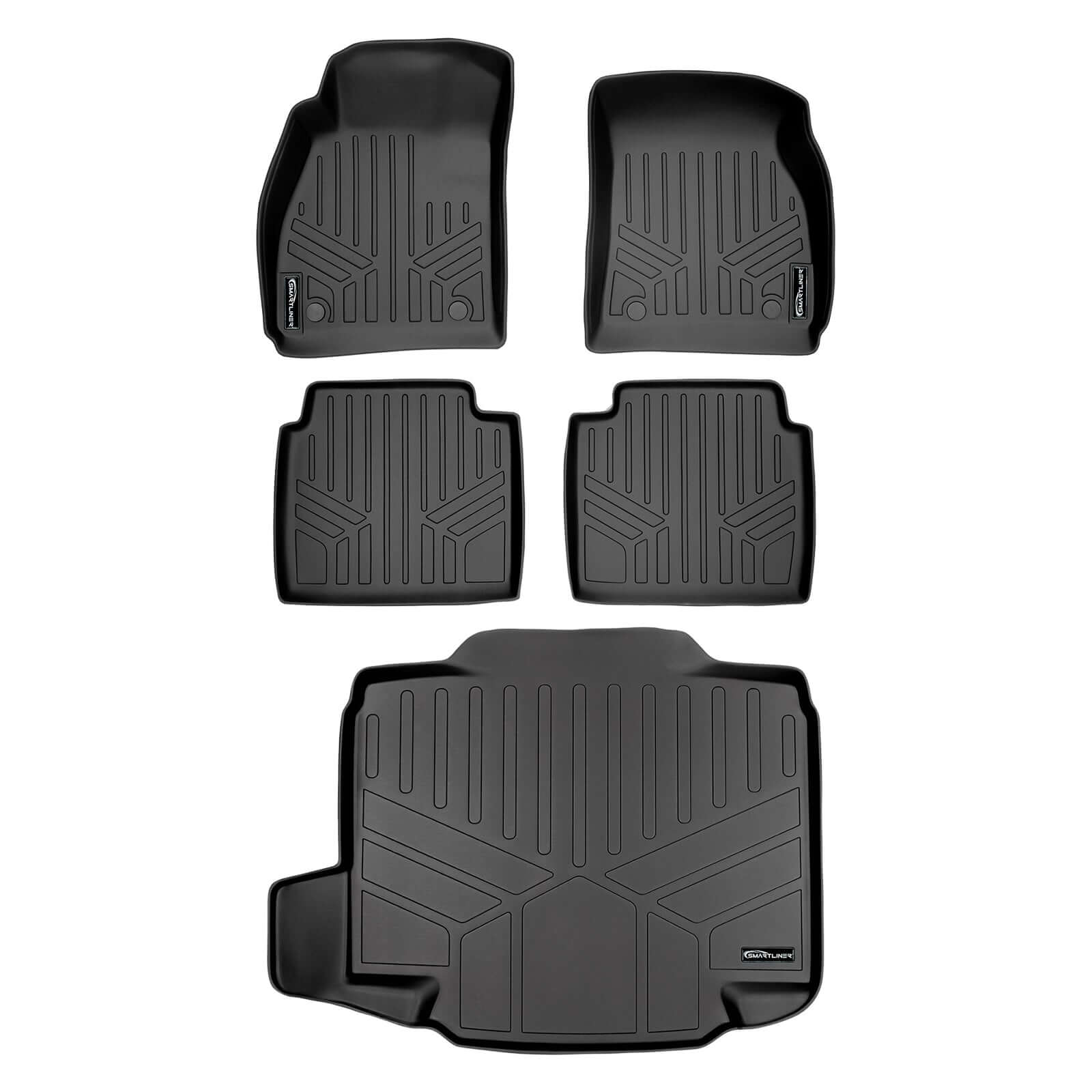 SMARTLINER Custom Fit Floor Liners For 2010-2016 Buick LaCrosse (No eAssist Battery)