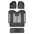 SMARTLINER Custom Fit Floor Liners For 2015-2021 Kia Sedona 8 Passenger Model Only