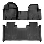 SMARTLINER Custom Fit Floor Liners For 2015-2025 Ford F-150 SuperCab with 1st Row Bench Seat with OTH Coverage & Vinyl Flooring
