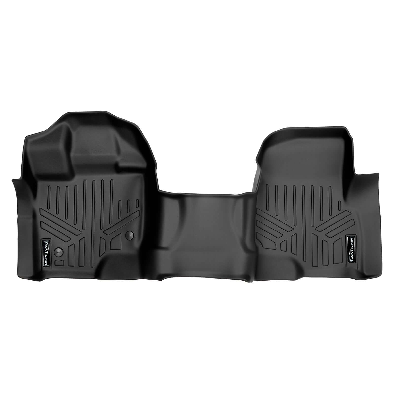 SMARTLINER Custom Fit Floor Liners For 2015-2025 Ford F-150 SuperCab with 1st Row Bench Seat with OTH Coverage & Vinyl Flooring
