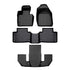 SMARTLINER Custom Fit Floor Liners For 2020-2025 Volvo XC90 (6 Passenger Models. No Plug-in Hybrid Models)