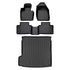 SMARTLINER Custom Fit Floor Liners For 2020-2025 Volvo XC90 (6 Passenger Models. No Plug-in Hybrid Models)