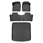 SMARTLINER Custom Fit Floor Liners For 2020-2025 Cadillac XT6 with 2nd Row Bench Seat
