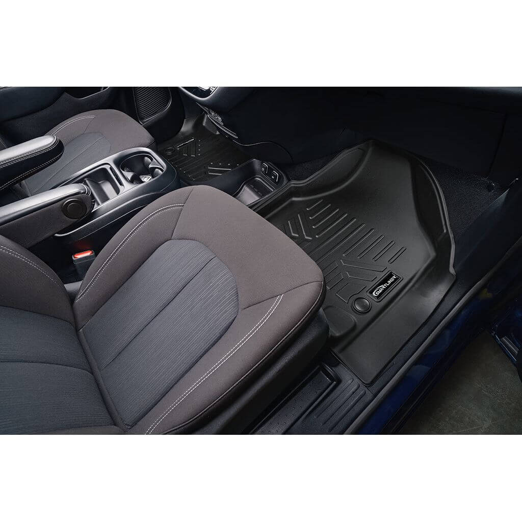 Smart Trim™ Custom Fit Floor Liners For 2022-2025 Chrysler Pacifica with 2nd Row Bucket Seats(Touring & L Models)