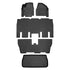 SMARTLINER Custom Fit Floor Liners For 2017-2020 Chrysler Pacifica with 2nd Row Bench Seats (8 Passenger Model)