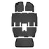 SMARTLINER Custom Fit Floor Liners For 2021-2025 Chrysler Pacifica with 2nd Row Bench (Touring & L Models)
