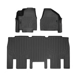 SMARTLINER Custom Fit Floor Liners For 2021-2025 Chrysler Pacifica with 2nd Row Bench (Touring & L Models)