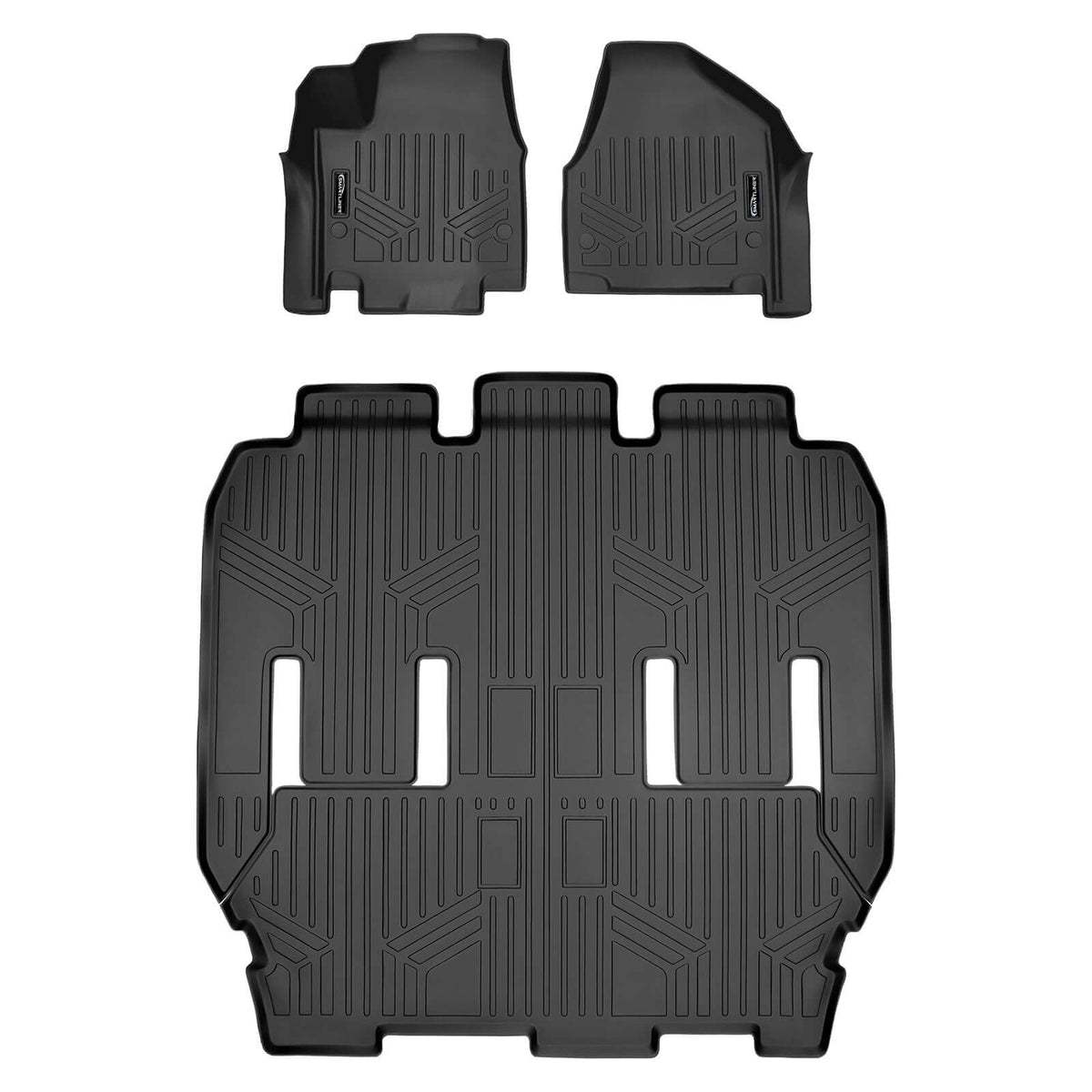 Smart Trim™ Custom Fit Floor Liners For 2017-2020 Chrysler Pacifica with 2nd Row Bucket Seats