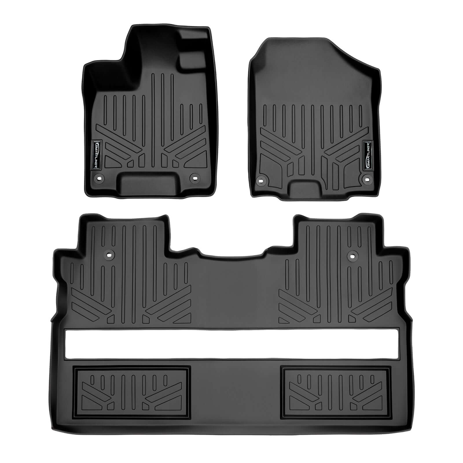 SMARTLINER Custom Fit Floor Liners For 2017-2025 Honda Ridgeline Crew Cab