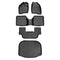 SMARTLINER Custom Fit Floor Liners For 2017-2019 Ford Explorer with 2nd Row Center Console