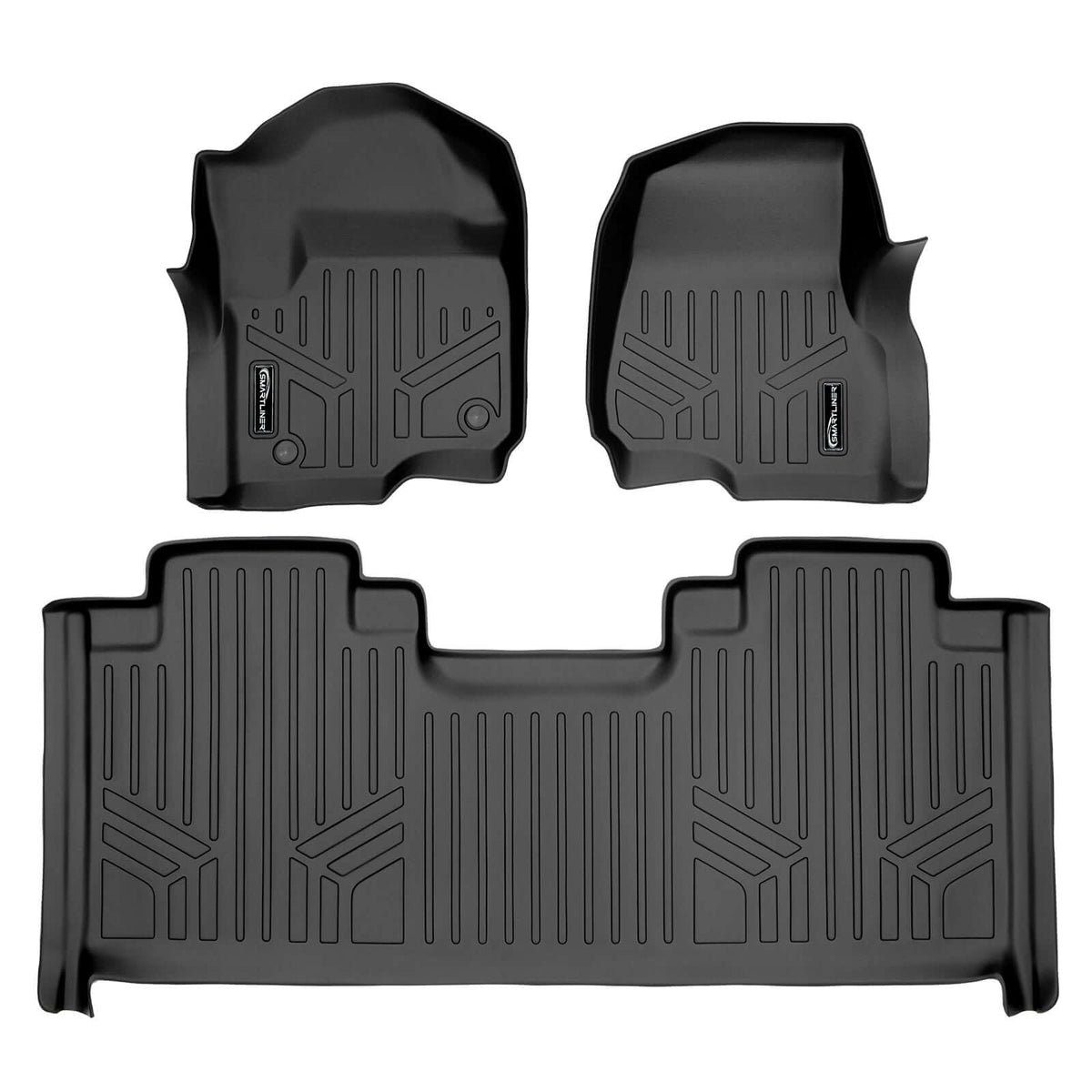SMARTLINER Custom Fit Floor Liners For 2017-2025 Ford F-250/F-350 SuperCab with 1st Row Bucket Seats
