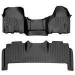 SMARTLINER Custom Fit Floor Liners For 2010-2012 Dodge Ram 2500/3500 Mega Cab