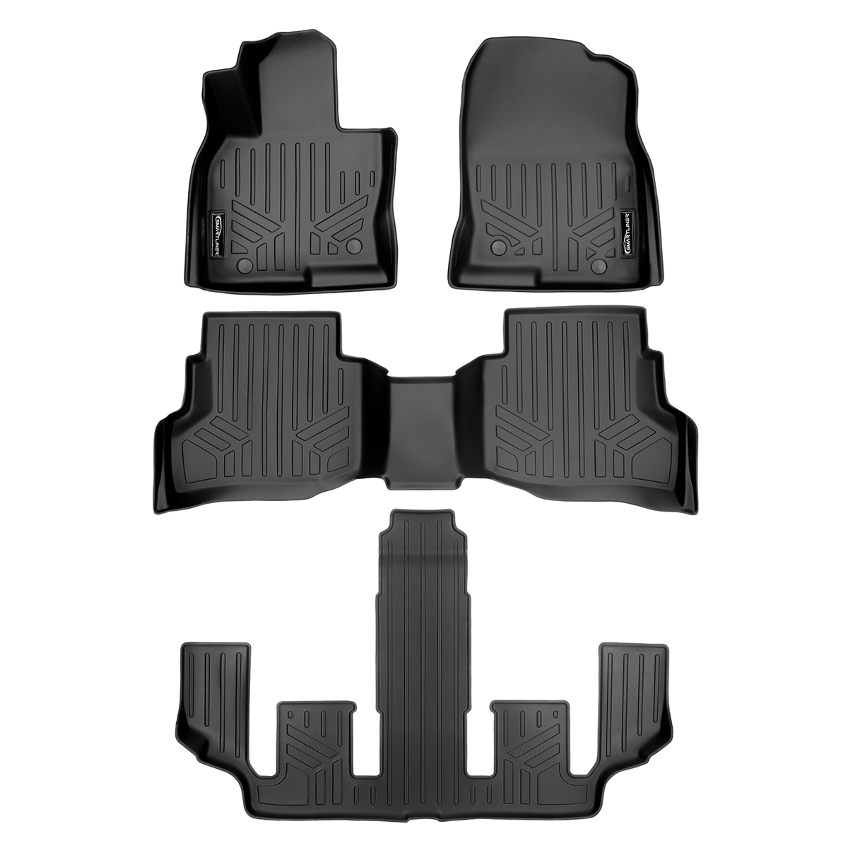 SMARTLINER Custom Fit Floor Liners For 2020-2023 Mazda CX-9 (6 Passenger With CC)