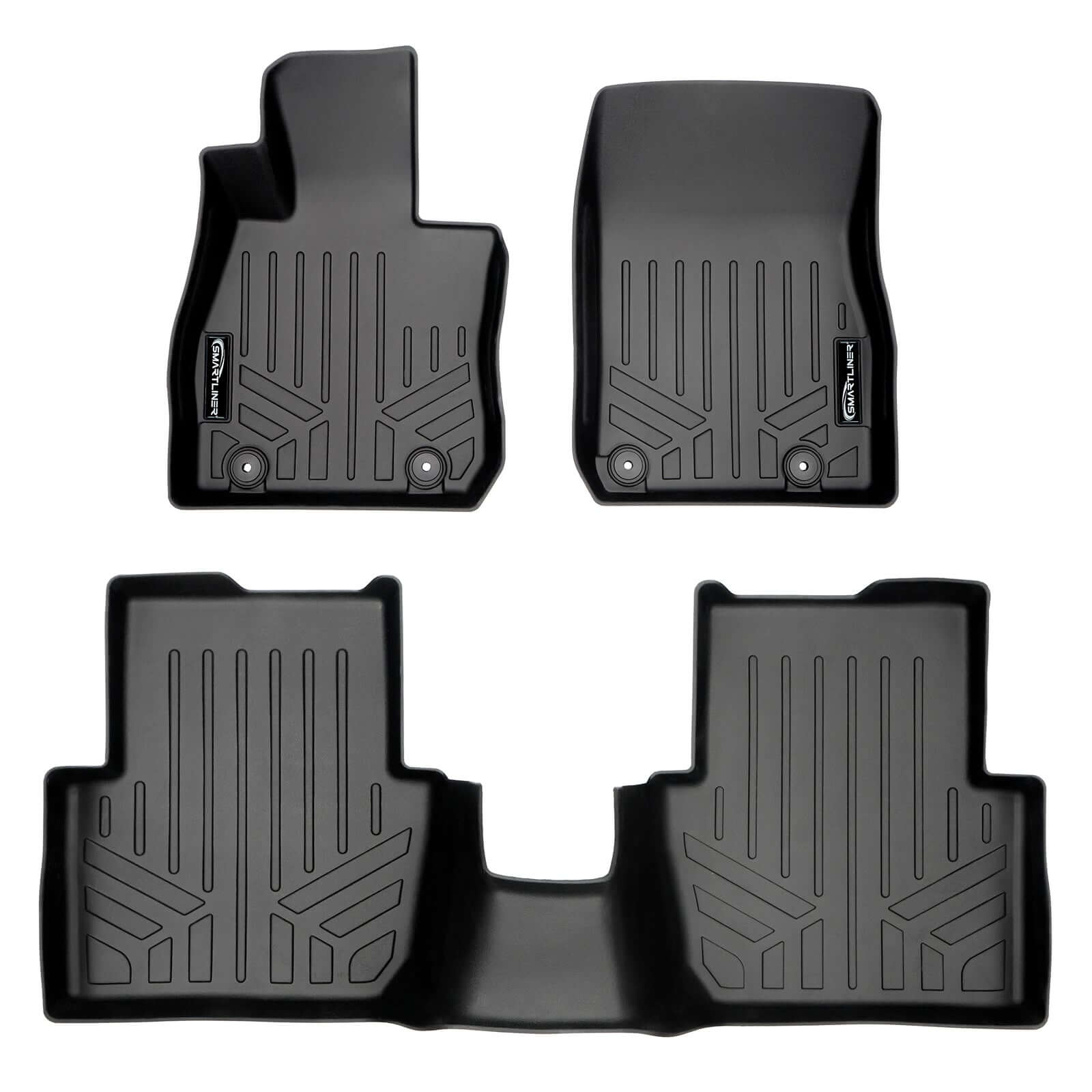 SMARTLINER Custom Fit Floor Liners For 2016-2021 Mazda CX-3 Without Cargo Tray