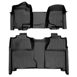 Smart Trim™ Custom Fit Floor Liners For 2007-2013 Silverado/Sierra 1500 - 2007-2014 2500/3500 HD Crew Cabin