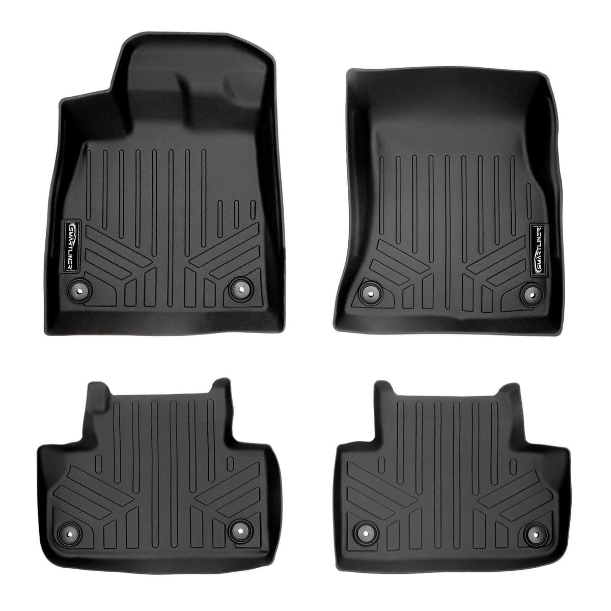 SMARTLINER Custom Fit Floor Liners For 2020-2025 Audi Q5 PHEV (Plug-In Hybrid Models)