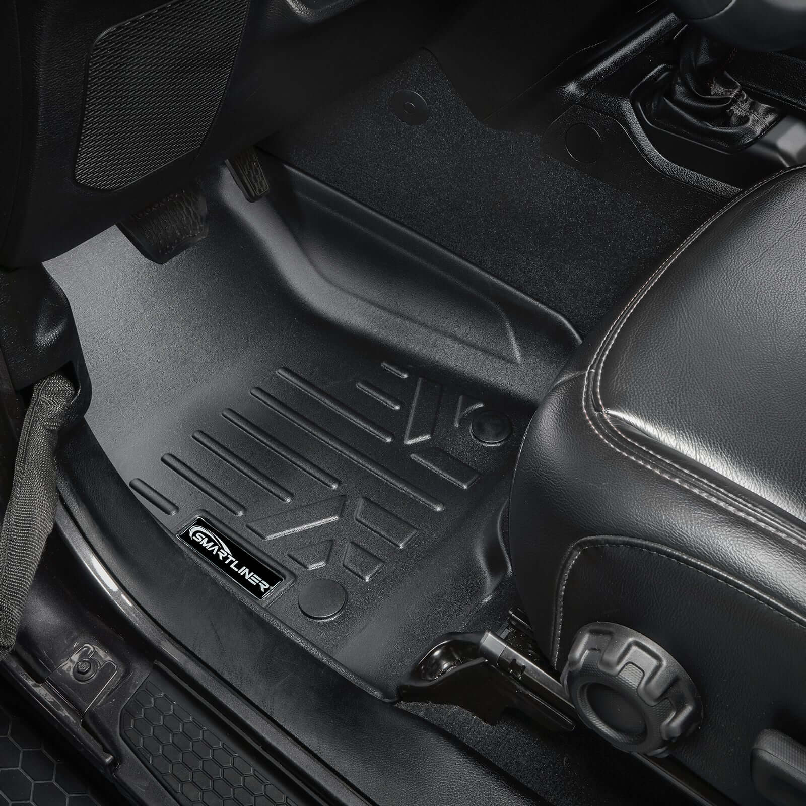 SMARTLINER Custom Fit Floor Liners For JL New Body 2018-2024 Jeep Wrangler Unlimited without Subwoofer (no JK)