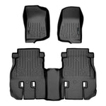 SMARTLINER Custom Fit Floor Liners For JL New Body 2018-2024 Jeep Wrangler Unlimited without Subwoofer (no JK)