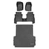 SmartCoverage™ Custom Fit Floor Liners For 2020-2025 Jeep Gladiator with Lockable Rear Underseat Storage