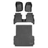 SmartCoverage™ Custom Fit Floor Liners For 2020-2025 Jeep Gladiator with Non Lockable Rear Underseat Storage