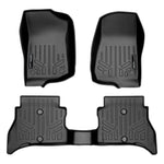 SMARTLINER Custom Fit Floor Liners For 2021-2025 Jeep Wrangler 4xe (With Trail-Rail system)