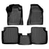 SMARTLINER Custom Fit Floor Liners For 2017-2025 Jeep Compass with Dual Driver Side Floor Hooks (New Body Style)