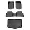 SMARTLINER Custom Fit Floor Liners For 2017-2024 Nissan Rogue Sport - Factory Cargo Tray in Lowest Position