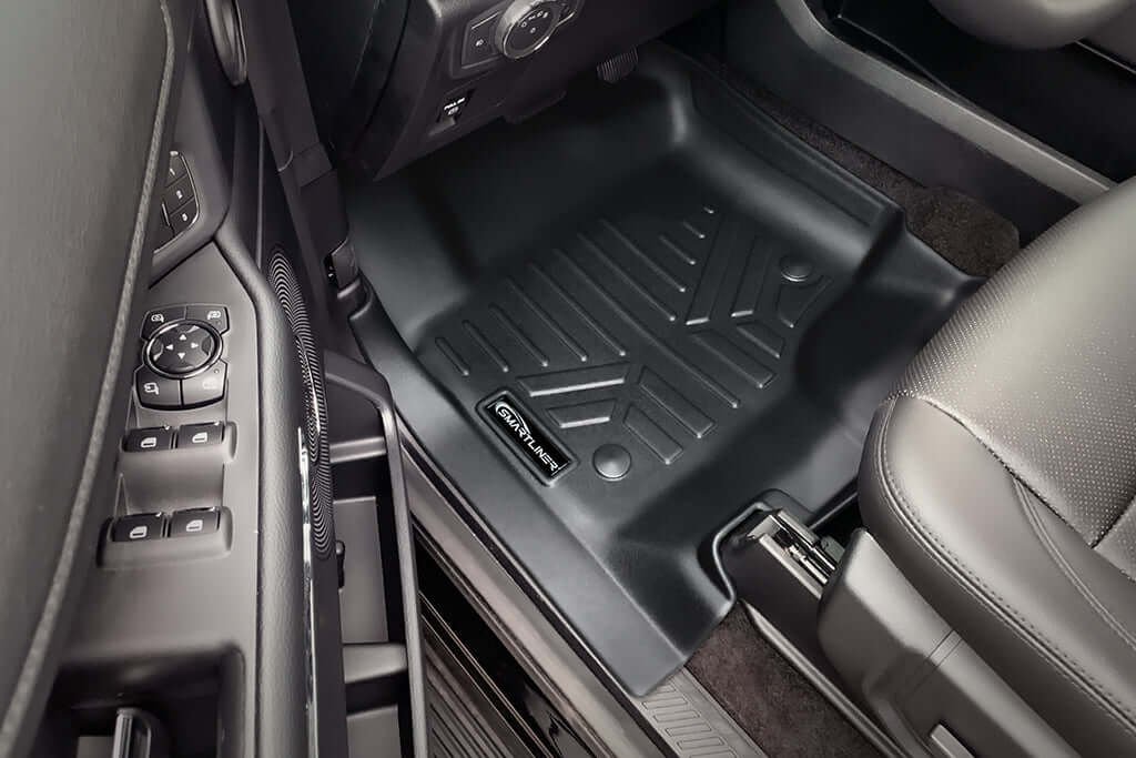 Smart Trim™ Custom Fit Floor Liners For 2018-2024 Lincoln Navigator 2nd Row Bucket Seats (Only Max or L)