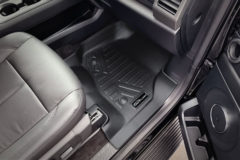 Smart Trim™ Custom Fit Floor Liners For 2018-2024 Ford Expedition/Lincoln Navigator 2nd Row Bucket Seats (no Max or L)