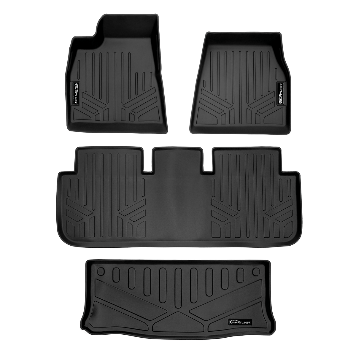 SMARTLINER Custom Fit Floor Liners For for 2017-2020 Tesla Model S