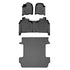 SmartCoverage™ Custom Fit Floor Liners For 2019-2025 1500 Silverado/Sierra Crew Cab 2019-2024 Crew Cab
