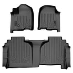 SMARTLINER Custom Fit Floor Liners Compatible With 2020-2025 Chevrolet Silverado 2500 HD | 3500 HD (Double Cab|Carpeted Flooring|1st Row Bucket Seats|without 2nd Row Underseat Storage)