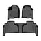 SMARTLINER Custom Fit Floor Liners Compatible With 2020-2025 Chevrolet Silverado 2500 HD | 3500 HD (Double Cab|Carpeted Flooring|1st Row Bench Seat|Without Over the Hump Coverage|with 2nd Row Underseat Storage)