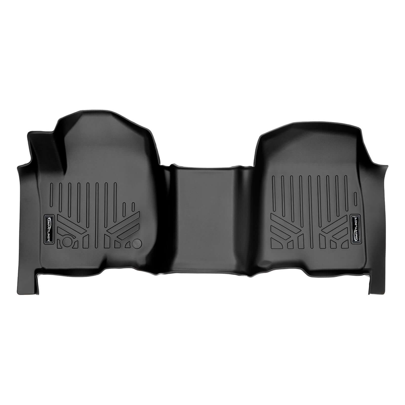 SMARTLINER Custom Fit Floor Liners For 2019-2022 Silverado/Sierra 2500/3500 Crew Cab with 1st Row Bench Seat