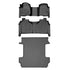 SmartCoverage™ Custom Fit Floor Liners For 2019-2025 Chevrolet Silverado 1500 Crew Cab With 1st Row Bench Seat (OTH Coverage) and Carpeted Flooring with the 2nd Row Underseat Storage