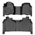 SMARTLINER Custom Fit Floor Liners For 2019-2022 Silverado/Sierra 2500/3500 Crew Cab with 1st Row Bench Seat