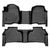 SMARTLINER Custom Fit Floor Liners For 2019-2024 Chevrolet Silverado 1500 Double Cab with Carpet Flooring and 1st Row Bench Seat and OTH Coverage (with 2nd Row Under Seat Storage)