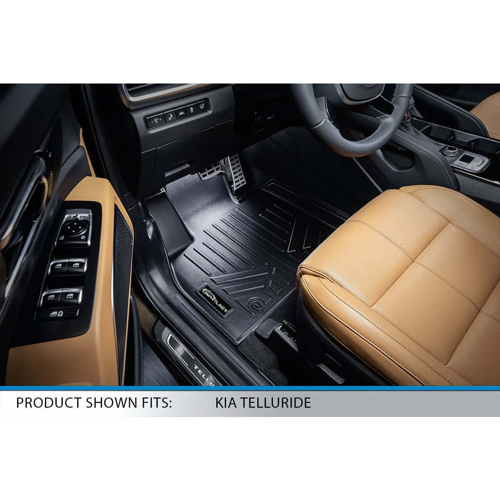 SMARTLINER Custom Fit Floor Liners For 2020-2025 Kia Telluride with 2nd Row Bucket Seats With Center Console