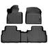 SMARTLINER Custom Fit Floor Liners For 2020-2025 Kia Telluride with 2nd Row Bucket Seats No Center Console and No In Between Coverage