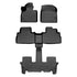 SMARTLINER AUTO™ Custom Fit Floor Liners For 2020-2025 Kia Telluride with 2nd Row Bucket Seat No Center Console with in between Coverage